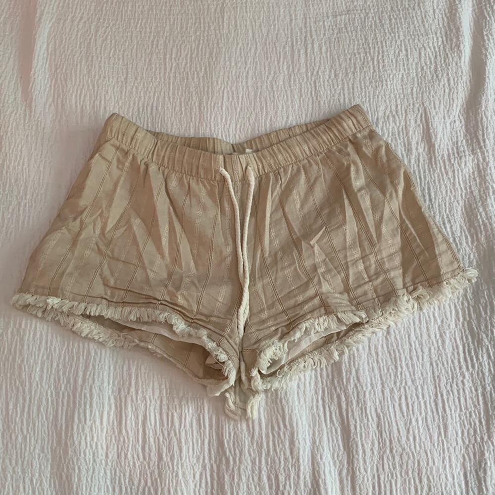 Altard state linen feel frill short